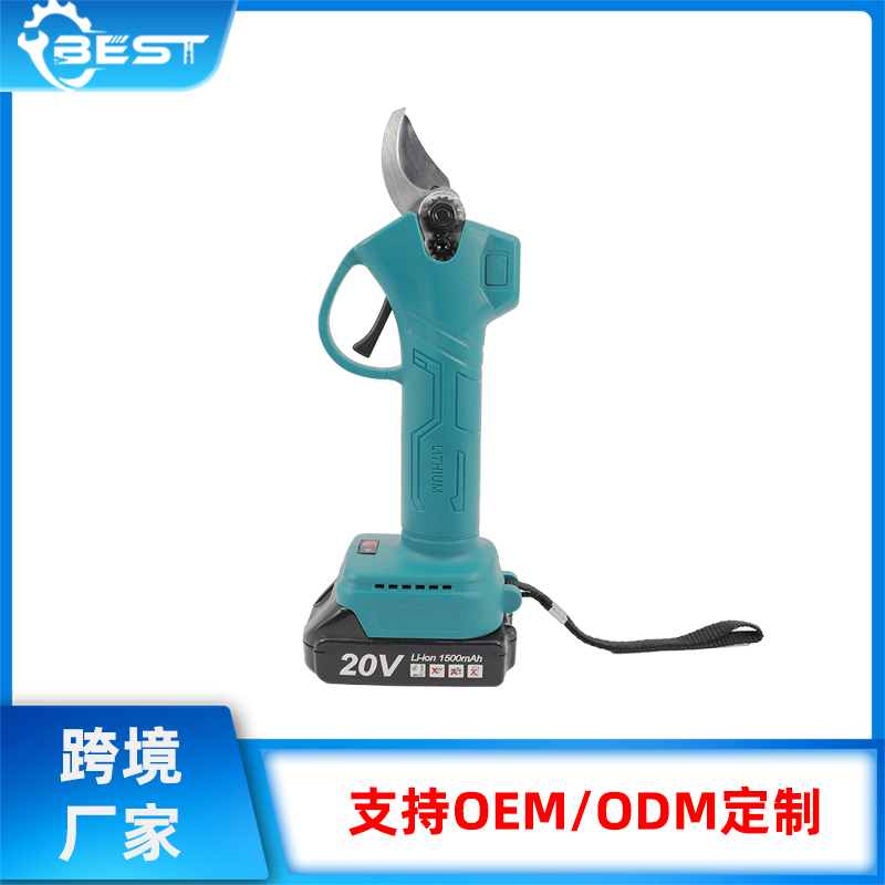 Cross border lithium battery pruning scissors for foreign trade